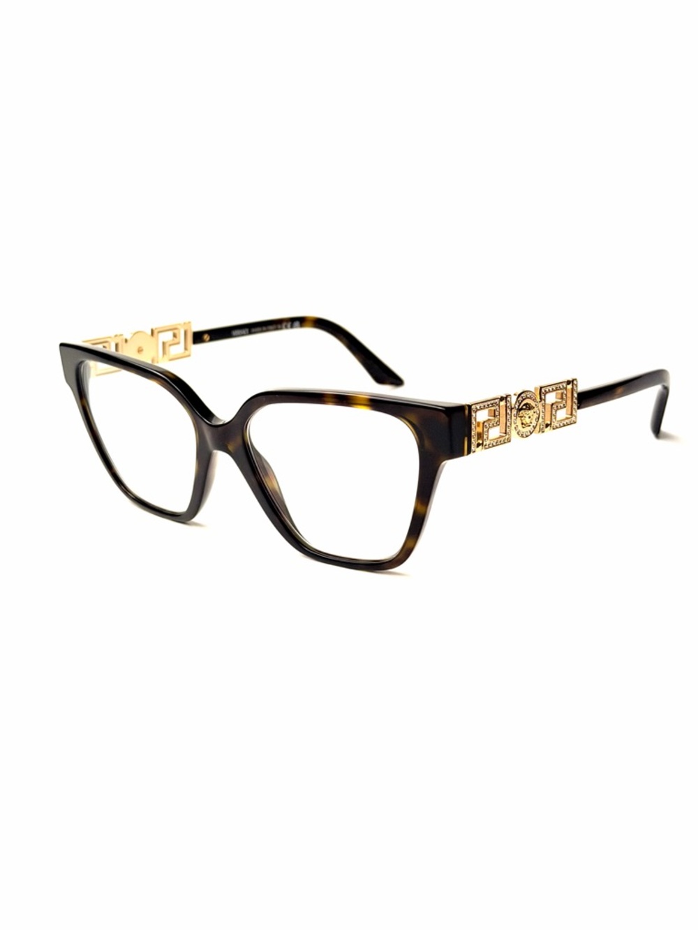 Versace Mod 3358 B 108 Glasses Havanna with Gold New Authentic NWT - Picture 7 of 10